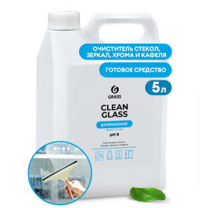 Средство для стекол и зеркал "Clean Glass" Professional канистра 5л/4 Grass Средство для стекол и зеркал "Clean Glass" Professional канистра 5л/4 Grass