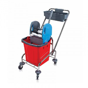 Уборочная тележка 1х ведерная 1х18л ТК 722-К с отжимом ТУРЦИЯ Уборочная тележка 1х ведерная 1х18л ТК 722-К с отжимом ТУРЦИЯ