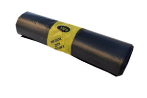 Мешки для мусора ПВД 120л/30шт 45мкм желтая этикетка Мешки для мусора ПВД 120л/30шт 45мкм желтая этикетка