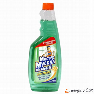 Mr.Muscle для стекл сменный блок 500мл Mr.Muscle для стекл сменный блок 500мл