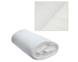 Полотно вафельное отбеленное рулон 40см х 50м плотность 140 г/м2 Полотно вафельное отбеленное рулон 40см х 50м плотность 140 г/м2