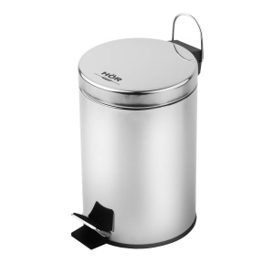 Контейнер 5л для МУСОРА HÖR-10018 ММ металлический с педалью арт.777302 Контейнер 5л для МУСОРА HÖR-10018 ММ металлический с педалью арт.777302